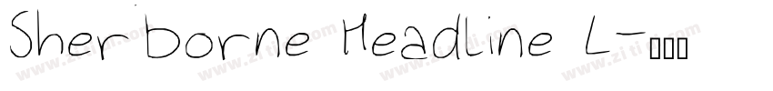 Sherborne Headline L字体转换